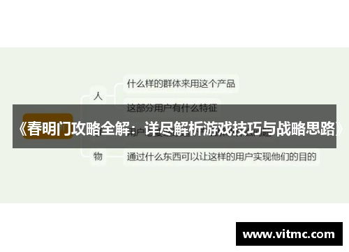 《春明门攻略全解：详尽解析游戏技巧与战略思路》